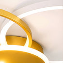 Lustra LED cu telecomanda KILLIAN 80W, 4 Cercuri, lumina Rece/Calda/Neutra, Dimabila, Auriu Lustre LED cu Telecomanda Default Title Alessandro Design