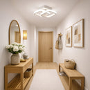 Lustra LED VERTEX Matrix, Romburi Suprapuse, Rame Metalice, 24W, 2 Romburi, Lumina Rece/Calda/Neutra 3000K/4000K/6000K, Alb Lustre LED Default Title Alessandro Design