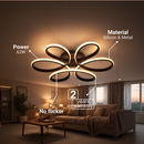 Lustra LED cu telecomanda HELIX 63W, lumina Rece/Calda/Neutra, Dimabila, Negru Lustre LED cu Telecomanda Default Title Alessandro Design