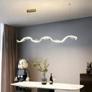 Lustra LED suspendata AMI 80W, Liniara, lumina Rece/Calda/Neutra, Auriu, Inaltime Reglabila