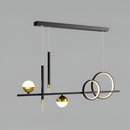 Lustra LED suspendata cu telecomanda DAMARA 44W, lumina Rece/Calda/Neutra, Dimabila, Negru, Inaltime Reglabila