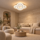 Lustra LED CRINELLA 45W, Diametru 23cm, lumina Rece/Calda/Neutra, Alb