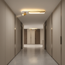 Lustra LED cu Proiector Reglabil FISSO Camilla, 48W, lumina Rece/Calda/Neutra 3000K/4000K/6000K, Auriu Lucios, Metal si Acril Lustre LED Default Title Alessandro Design
