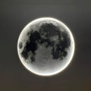 Aplica LED Decorativa Luna 83W Diametru 120CM Lumina Rece/Neutra/Calda Black