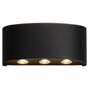 Aplica LED Exterior Ellis, 6W, 6 Surse de lumina, Lumina Calda, Negru