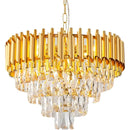 Candelabru Cristal VERSAILLES Eleganza 8x E14, Diametru 50cm, Auriu, Inaltime Reglabila Candelabre Cristal Default Title Alessandro Design
