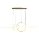 Lustra LED suspendata cu telecomanda CASSANDRA 40W, Liniara, lumina Rece/Calda/Neutra, Dimabila, Auriu, Inaltime Reglabila Lustre LED cu Telecomanda Default Title Alessandro Design