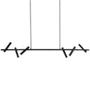 Lustra LED  Harman, 23W, 6 Surse, Lumina Neutra, Negru