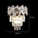 Aplica Cristal WINDSOR, 2x E14, Crom Lucios