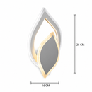 Aplica LED Nina, 20W, Lumina Neutra, Alb