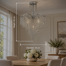 Candelabru Cristal Ander CC730-4CH, dimensiuni