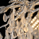 Candelabru Cristal WILLOW, 5x E14, Diametru 50cm, Crom