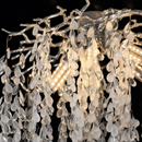 Candelabru Cristal WILLOW, 5x E14, Diametru 50cm, Crom