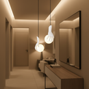 Aplica LED Decorativa MANOS, 13x120cm, 1xE27, Sticla si Resina, Alb