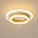 Lustra LED SOLENA ROTONDA 21W, Diametru 20cm, lumina Rece/Calda/Neutra, Alb Auriu Lustre LED Default Title Alessandro Design