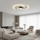 Lustra LED KALESA Grande, Lumina Neutra 4000K, 28W, Alb, Metal si Acril