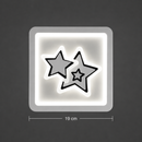 Lustra LED KATHLEEN RGB 25W, lumina Calda/Neutra, Alb