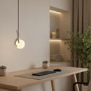 Aplica LED Decorativa MANOS, 13x120cm, 1xE27, Sticla si Resina, Alb