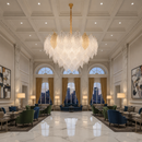Candelabru Cristal LACE Regalis 21xE14, Diametru 80cm, Inaltime 49cm, Auriu Lucios, Inaltime Reglabila, Design Elegant Candelabre Cristal Default Title Alessandro Design