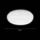 Plafonieră LED Rotund 23 cm, 22W, 3000K / 4000K / 6000K, Alb, Metal si Acril Plafoniere LED Default Title Alessandro Design