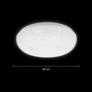 Plafonieră LED 35 cm, 31W, 3000K / 4000K / 6000K, Alb, Metal si Acril