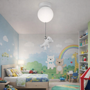 Lustra LED URSULETI Glob 20cm, Inaltime 52cm, 1xE27, Suspendata