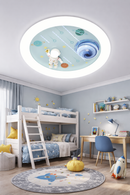 Lustra LED CONSTELATION cu telecomanda 64W, Diametru 50cm, lumina Rece/Calda/Neutra, Alb Albastru