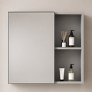 Set Mobilier TIVOLI pentru Baie , Dulap Lavoar+Dulap Oglinda 60cm, 2 Piese, Gri si Alb Mobilier Baie Default Title Alessandro Design