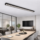 Proiector LED Liniar Aplicat Grilă 72W, Lumina Neutra 4000k, 90 surse, 2.4 metri Plafoniere LED Default Title Alessandro Design