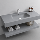 Set Mobilier KROSS pentru Baie, 80cm, 3 Piese, Gri