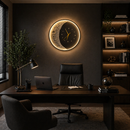 Aplica LED Decorativa Luna Diametru 40CM Lumina Rece/Neutra/Calda Black Aplice de Interior Default Title Alessandro Design