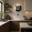 Aplica LED Decorativa ARC Ø30 cm Lumina Rece/Neutra/Calda Negru Aplice de Interior Default Title Alessandro Design