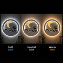 Aplica LED NOCTRA, 44W, Lumina Calda/Neutra/Rece, Negru Aplice de Interior Default Title Alessandro Design