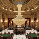 Candelabru Cristal PALAIS Grande 65xE14, Diametru 150cm, Inaltime 240cm, Auriu Lucios, Inaltime Reglabila, Design Elegant Candelabre Cristal Default Title Alessandro Design