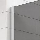 Paravan duș Walk-In 120x195 cm, sticlă securizată 8 mm, gri, profil metalic rezistent