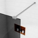 Paravan duș Walk-In 120x195 cm, sticlă securizată 8 mm, gri, profil metalic rezistent Dus Walk-in Default Title Alessandro Design
