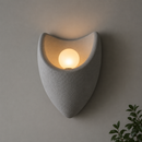 Aplica LED Decorativa CONNO, 26cm, 1xE27, Polistiren, Gri