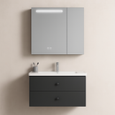 Mobilier Baie, Dulap Cu Oglinda LED T1160/80 Gri Oglinzi Dulap Default Title Alessandro Design