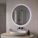 Oglinda LED Rotunda, 70cm, Isolda, Touch, Sistem Dezaburire
