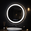 Oglinda LED Rotunda, Diametru 50cm, Celeste MotionGlow Marcello, Sistem Dezaburire, Ceas & Termometru, Dimabila, Lumina Calda Neutra Rece 3000K/4000K/6000K Oglinzi Marcello Default Title Alessandro Design