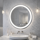 Oglinda LED Rotunda, Diametru 50cm, Celeste MotionGlow Marcello, Sistem Dezaburire, Ceas & Termometru, Dimabila, Lumina Calda Neutra Rece 3000K/4000K/6000K Oglinzi Marcello Default Title Alessandro Design