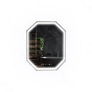 Oglinda LED Poligon, 60x80cm, Ralya Senzor MotionGlow Marcello, Sistem Dezaburire, Ceas & Termometru, Dimabila