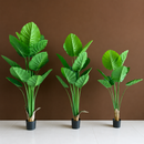 Decorațiune Epipremnum Aureum, 130 cm, 9 frunze, Verde