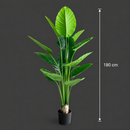 Decorațiune Epipremnum Aureum, 180 cm, 15 frunze, Verde