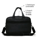 Geantă business laptop ASTANA, 40x20x30cm, Oxford, Negru