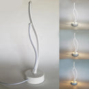 Veioza LED Minos, 48W, Lumina Rece/Calda/Neutra, Metal si Acril, Alb