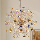 Candelabru Cristal CC372/600GD, 32xG4, Auriu si Cristale , 55cm, Inaltime Reglabila