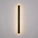 Aplica LED de Exterior Mack, Lungime 30cm, 4W, IP65, Metal, Liniar, Negru