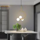 Lustra LOFT Atrium, 3x G9, Alb Auriu, Metal, Inaltime Reglabila Lustre Moderne Default Title Alessandro Design