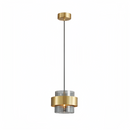 Lustra Suspendata LC855/1GY, 1XE27, Inaltime Reglabila, Sticla si Metal Lustre Moderne Default Title Alessandro Design